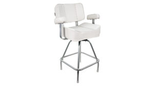 1020003 Deluxe Captain's Chair Stand Package White