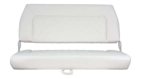 1042039 Double Wide Folding Seat, White