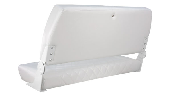 1042039 Double Wide Folding Seat, White