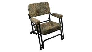 1080021-DB, Deck Folding Chair Black Frame, Camo