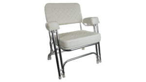 1080125-CR Premium Deck Chair Cream