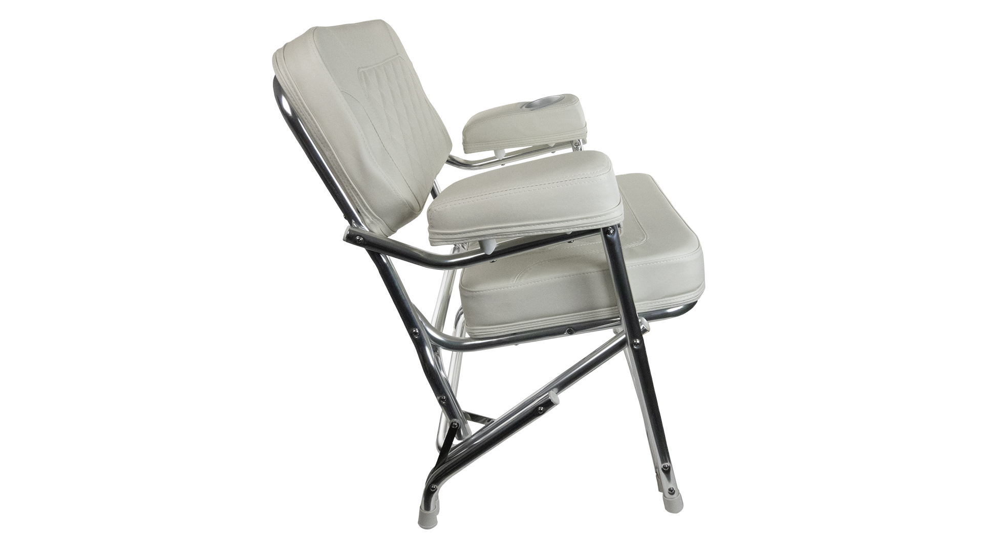 1080125-CR - Springfield Premium Deck Chair Cream