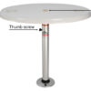 Thread-Lock Oval Umbrella Table Package
