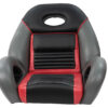1040940-03 Pro Fishing Speed Seat, Charcoal - Med. Gray - Red