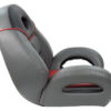 1040940-03 Pro Fishing Speed Seat, Charcoal - Med. Gray - Red