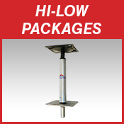 REMOVABLE PEDESTALS King-Pin - Hi-Low Packages Btn Down