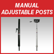 REMOVABLE PEDESTALS King-Pin - Manual Adjustable Posts Btn Down