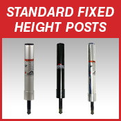 REMOVABLE PEDESTALS King-Pin - Standard Fixed Height Posts Btn Down