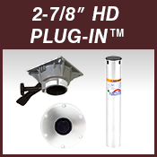 REMOVABLE PEDESTALS PlugIn - 2-7/8" HD Plug-In Btn Down