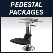 FIXED PEDESTALS - 4in Saltwater Series - Pedestal Package Btn Down