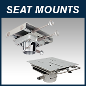 FIXED PEDESTALS - 4in Saltwater Series - Seat Mounts Btn Down