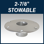 TABLES - Table Bases - 2-7/8" Stowable Btn Down